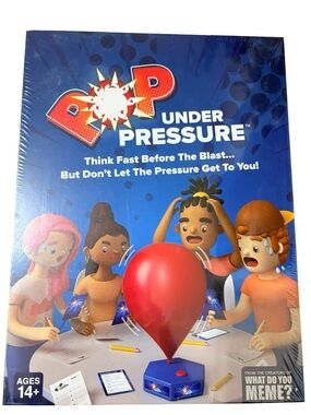Pop Under Pressure Party Game NEW Sealed What Do You Meme